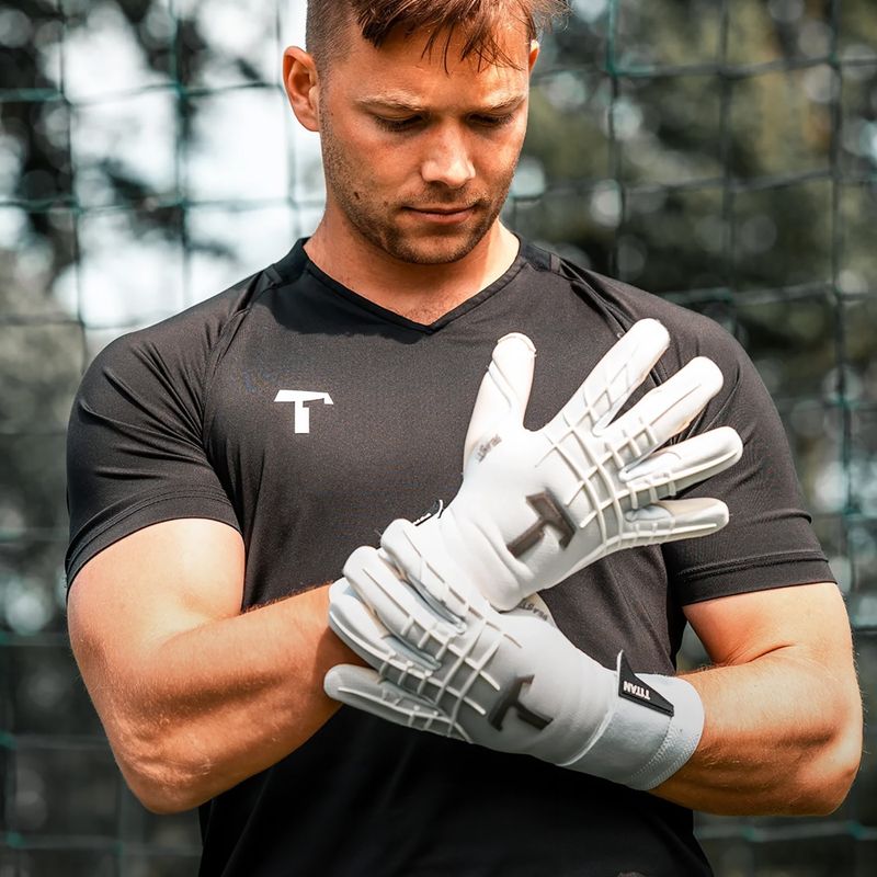T1TAN Beast 3.0 Воротарські рукавиці білі 5