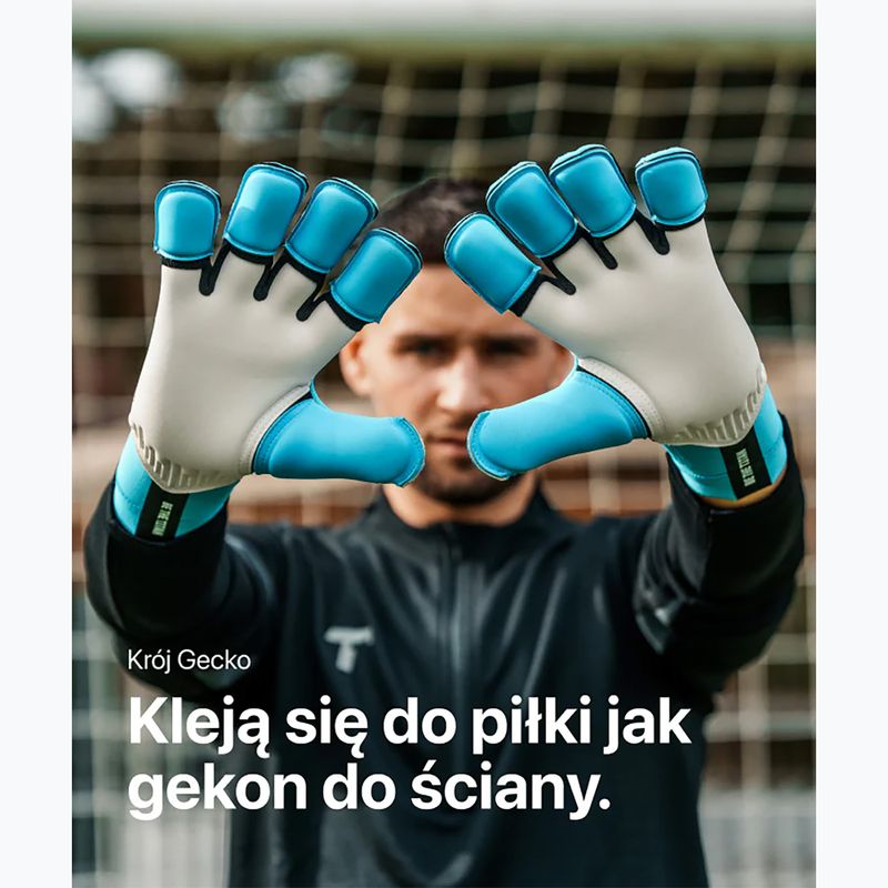 Воротарські рукавиці T1TAN Rebel 2.0 Sky Blue FP синього кольору 5