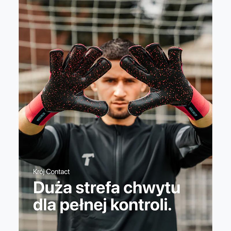 T1TAN Rebel 2.0 Воротарські рукавиці Solar Red FP червоні 5