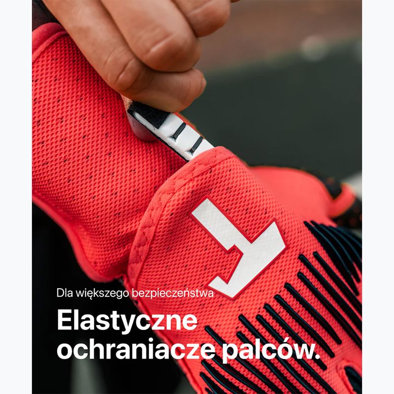 T1TAN Rebel 2.0 Воротарські рукавиці Solar Red FP червоні 9