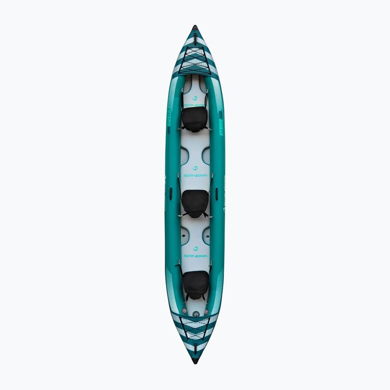 Байдарка надувна 3-місний SPINERA Hybris 475 teal/white/grey 2