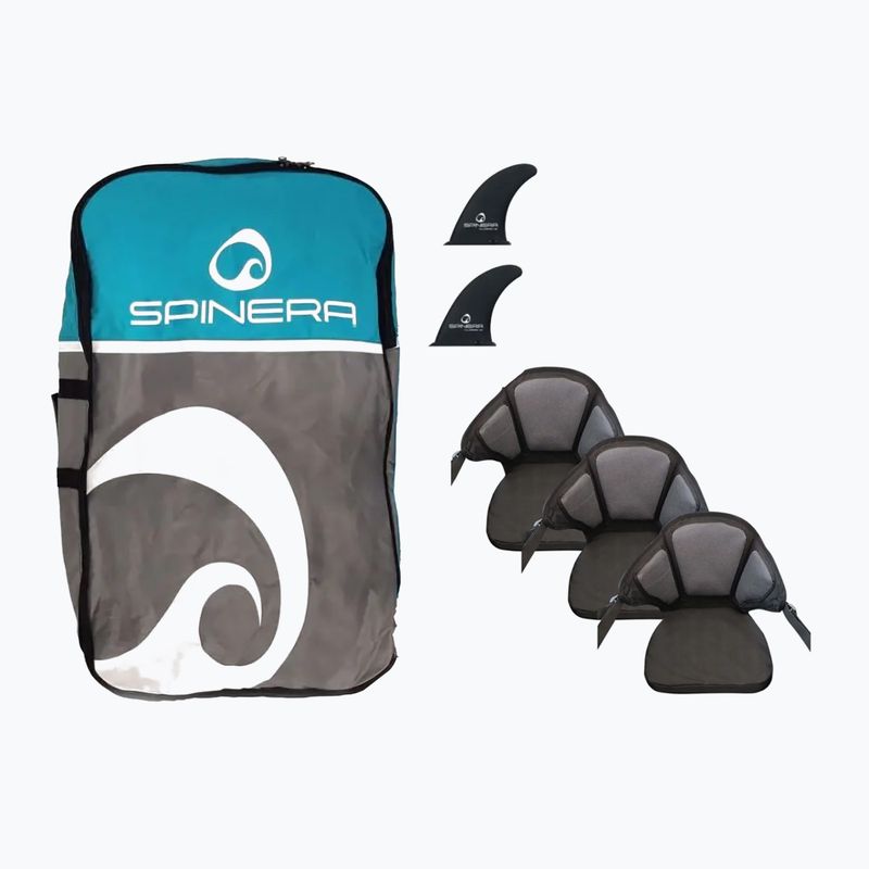 Байдарка надувна 3-місний SPINERA Hybris 475 teal/white/grey 6