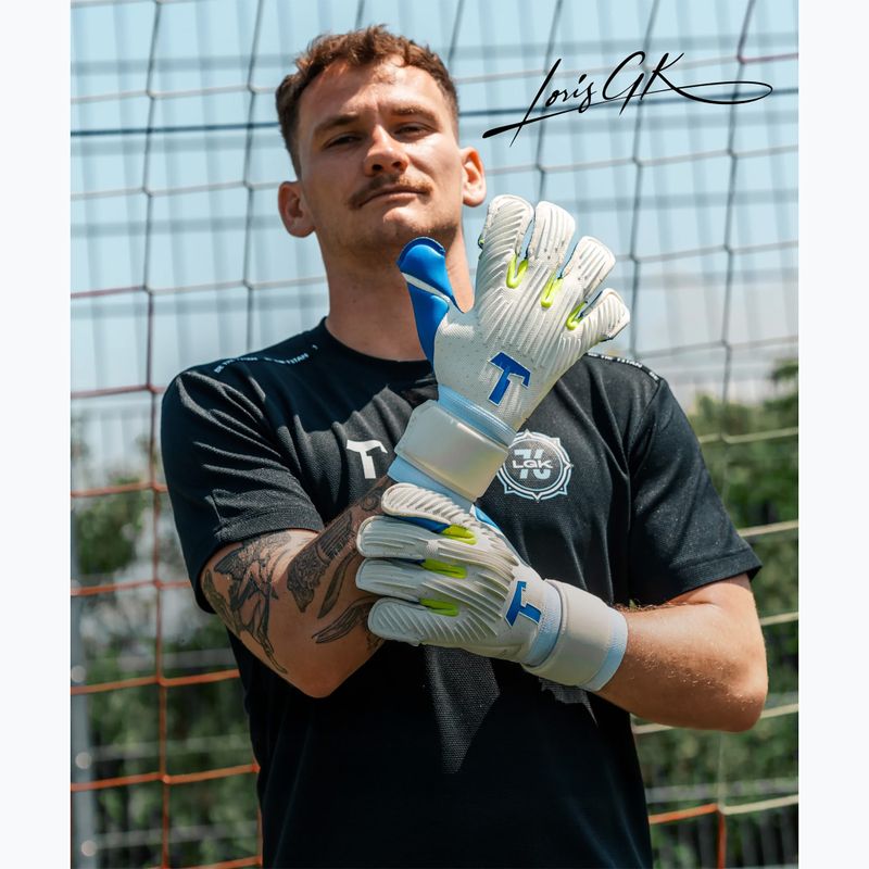 Рукавиці воротарські T1TAN Rebel 2.0 X LORIS_GK white/blue/yellow 4
