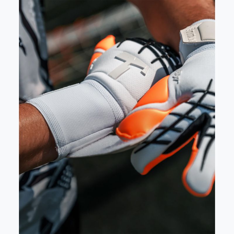 Рукавиці воротарські T1TAN Beast 3.0 X SERGEJ_GK white/orange/black 6