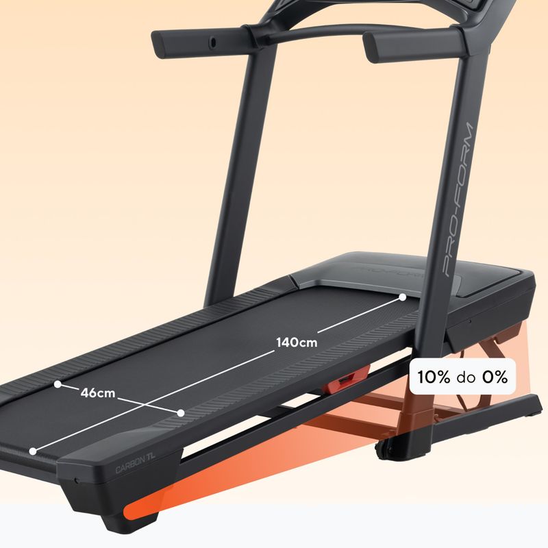 Бігова доріжка електрична ProForm Carbon TL black 5