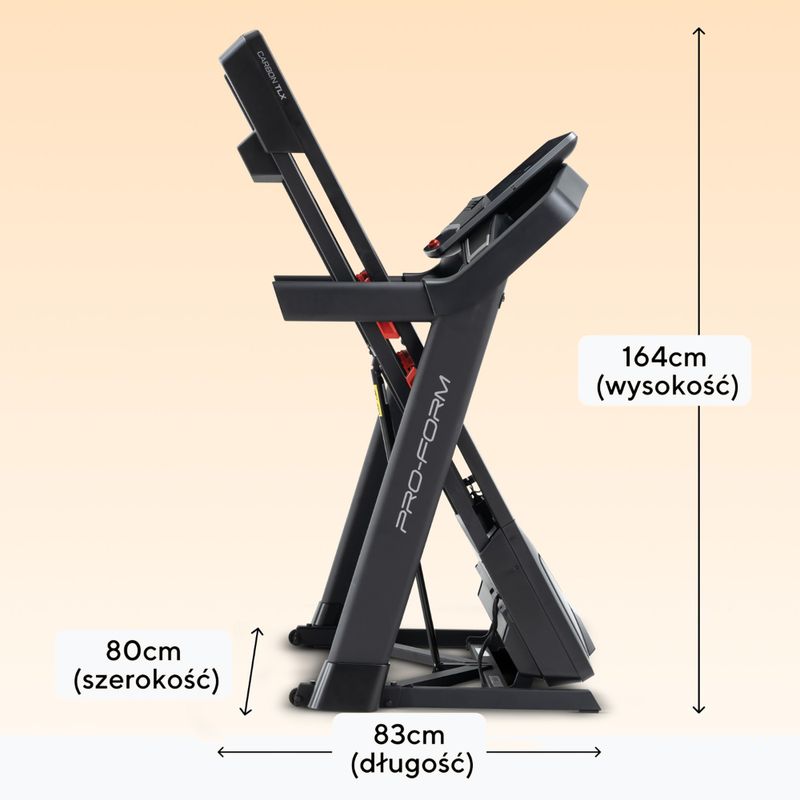 Бігова доріжка електрична ProForm Carbon TL black 7