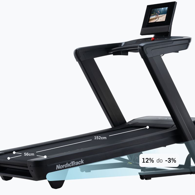 Бігова доріжка електрична NordicTrack Commercial 1250 black 11
