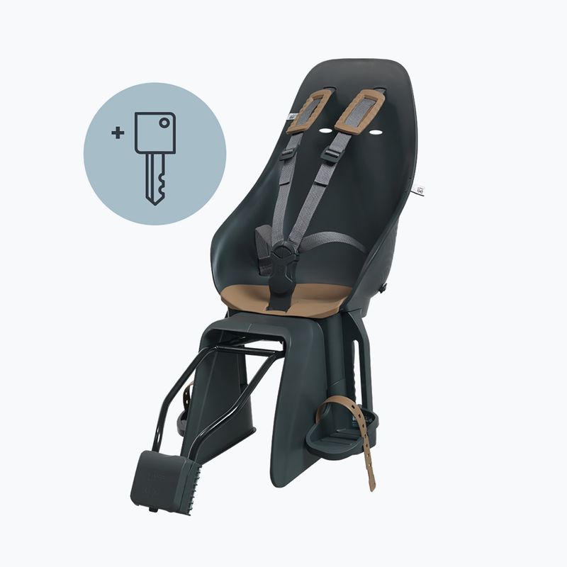 Крісло велосипедне Urban Iki U-228277 key lock black/brown 2