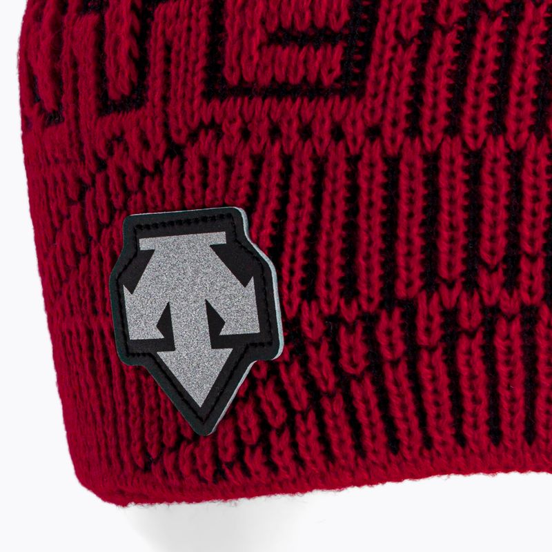 Шапка зимова чоловіча Descente Summit electric red 3