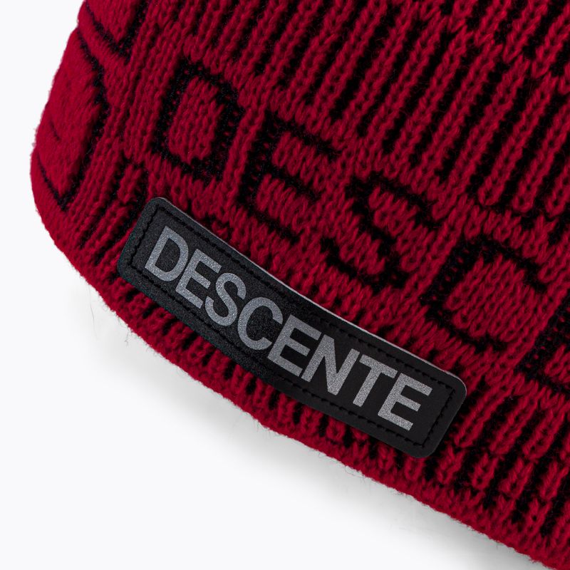 Шапка зимова чоловіча Descente Summit electric red 4