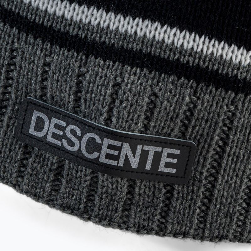 Шапка зимова чоловіча Descente Rickey grey/black 4