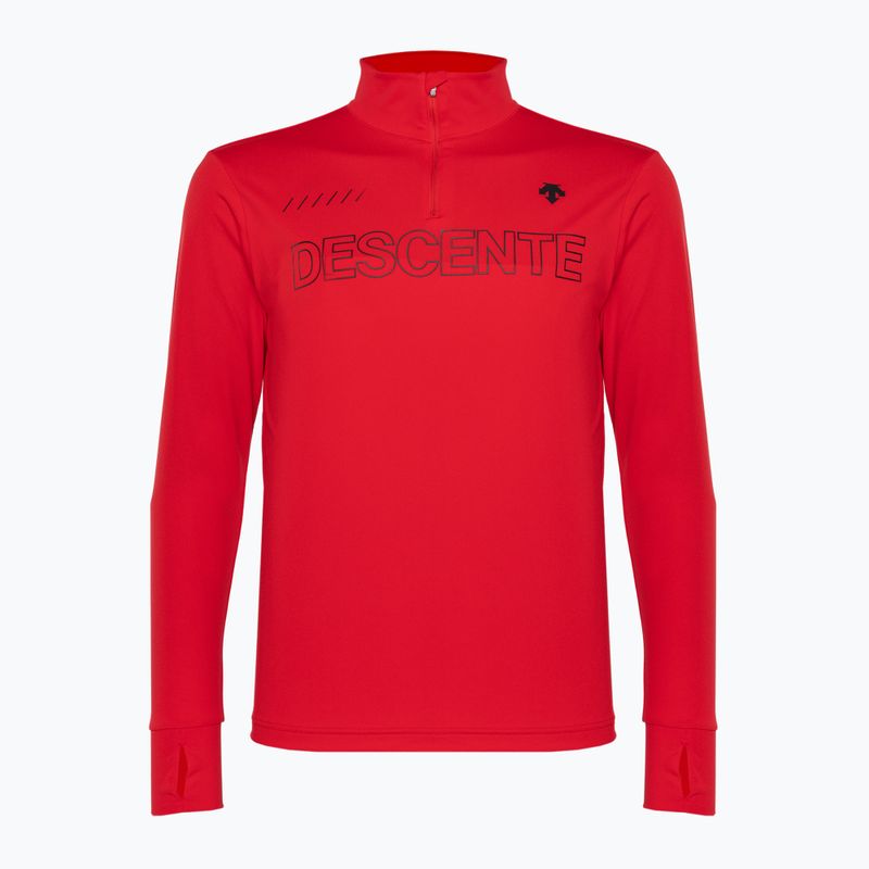 Кофта лижна чоловіча Descente Descente 1/4 Zip electric red