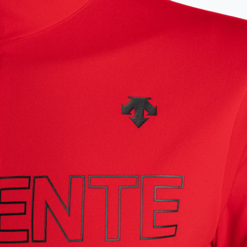 Кофта лижна чоловіча Descente Descente 1/4 Zip electric red 4