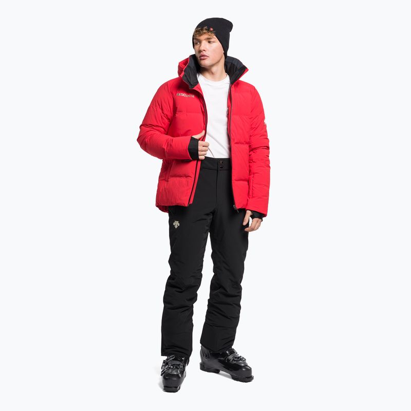 Куртка лижна чоловіча Descente Swiss Down electric red 2