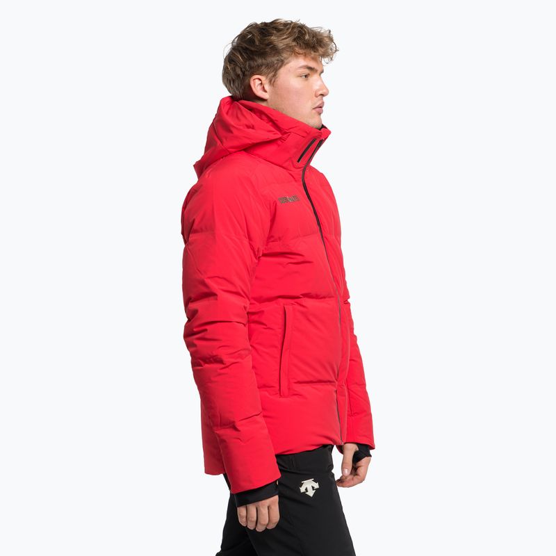 Куртка лижна чоловіча Descente Swiss Down electric red 3