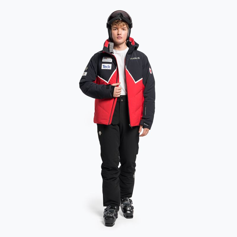 Куртка лижна чоловіча Descente Csx Replica electric red/black 2