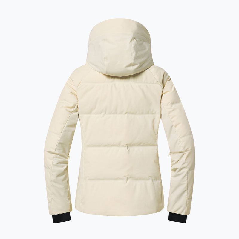 Куртка гірськолижна жіноча Descente Double Collar polar white 2