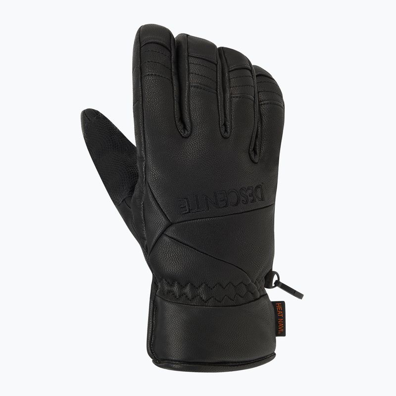 Чоловічі лижні рукавиці Descente Leather black 2