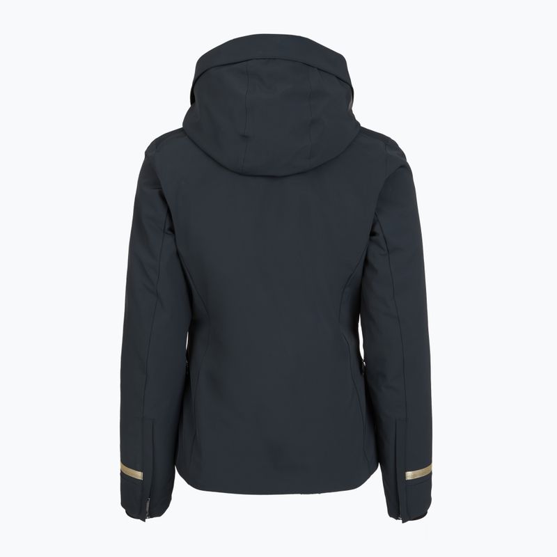 Куртка гірськолижна жіноча Descente Shirring black 2