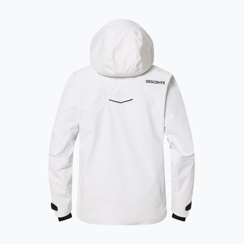 Куртка гірськолижна чоловіча Descente Caden super white 2