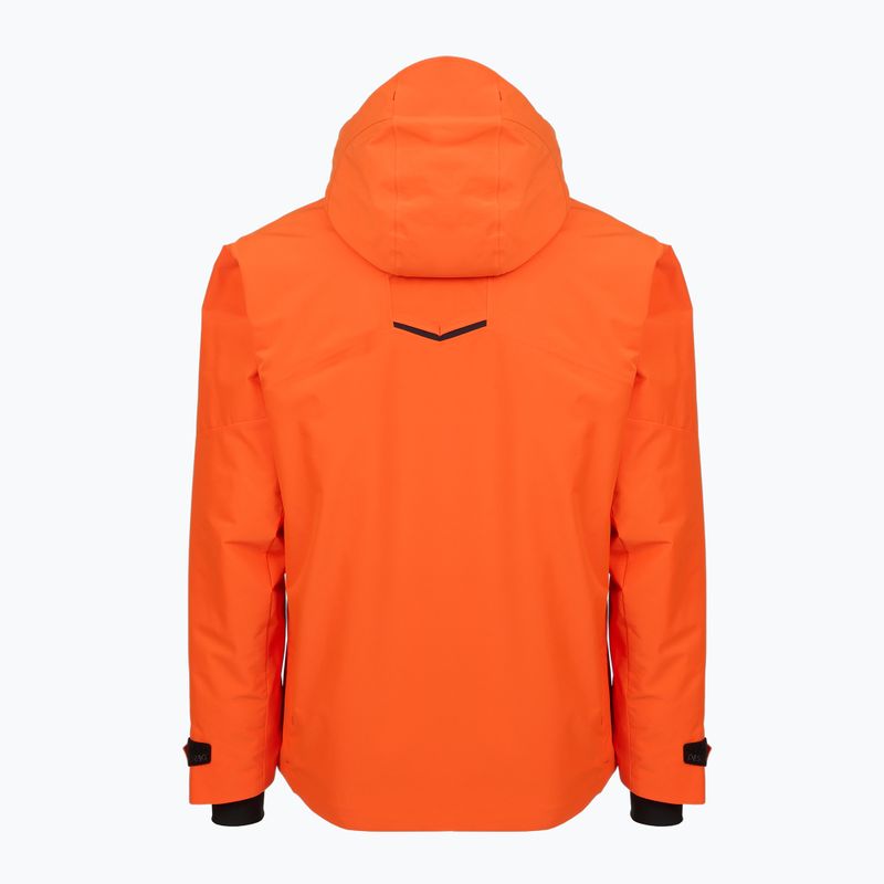 Куртка гірськолижна чоловіча Descente Stream mandarin orange 2