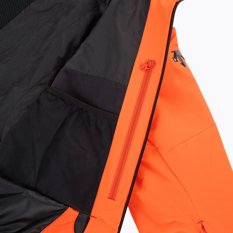 Куртка гірськолижна чоловіча Descente Stream mandarin orange 6