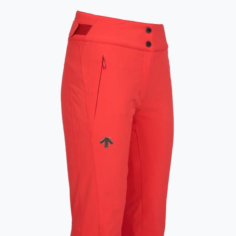 Штани гірськолижні жіночі Descente Insulated electric red 3