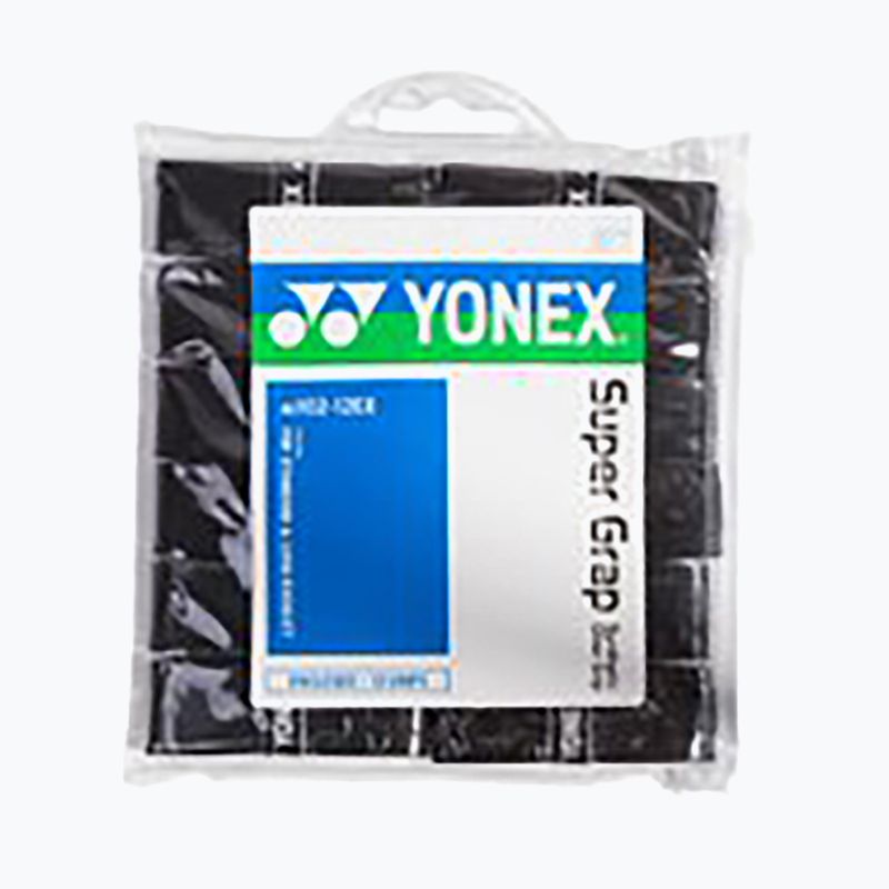 Обгортки для бадмінтонних ракеток YONEX AC 102-12 12 шт. black