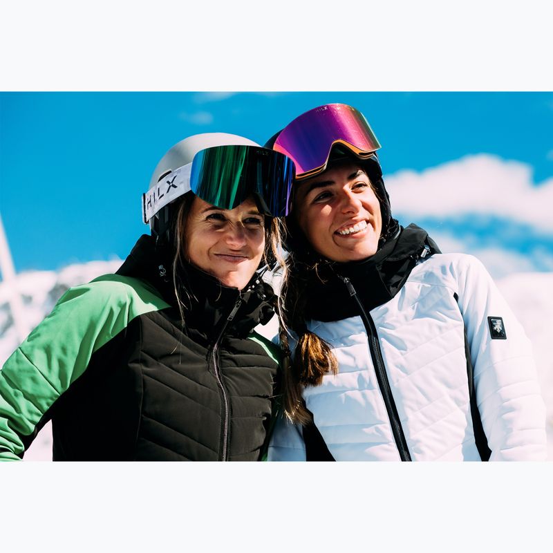 Куртка гірськолижна жіноча Descente Quine super white 7