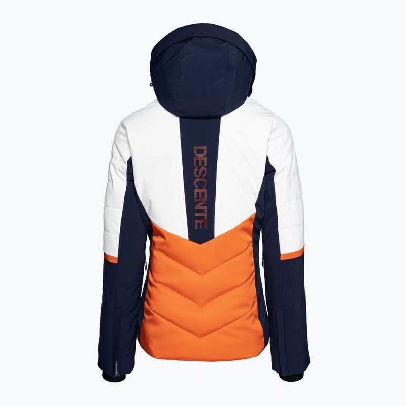 Куртка гірськолижна жіноча Descente Iris mandarin orange 7