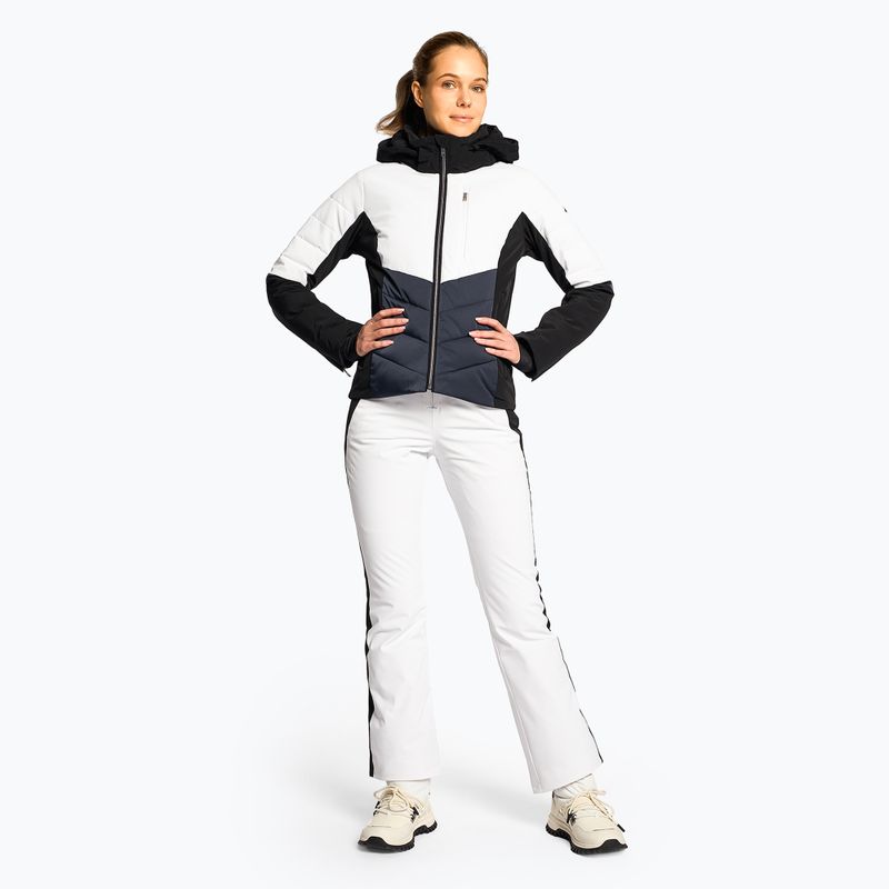 Куртка гірськолижна жіноча Descente Iris super white 2