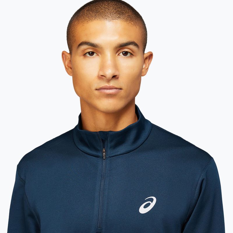 Кофта для бігу чоловіча ASICS Core 1/2 Zip Winter Top french blue 4