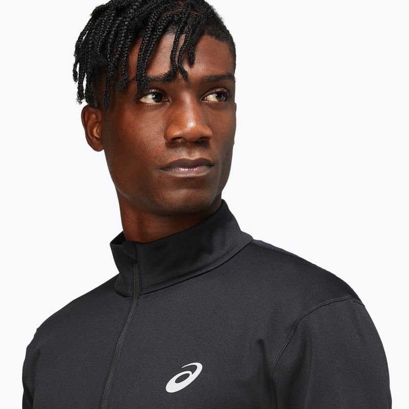 Чоловічий біговий світшот ASICS Core 1/2 Zip Winter Top Performance чорний 5