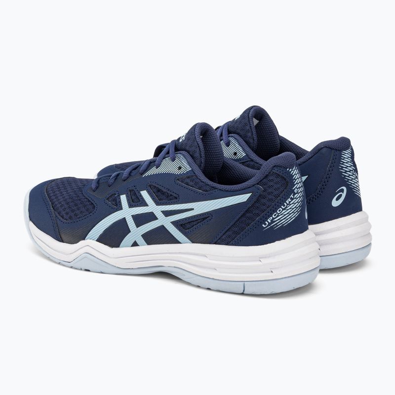 Кросівки для сквошу жіночі ASICS Upcourt 5 deep ocean/soft sky 3