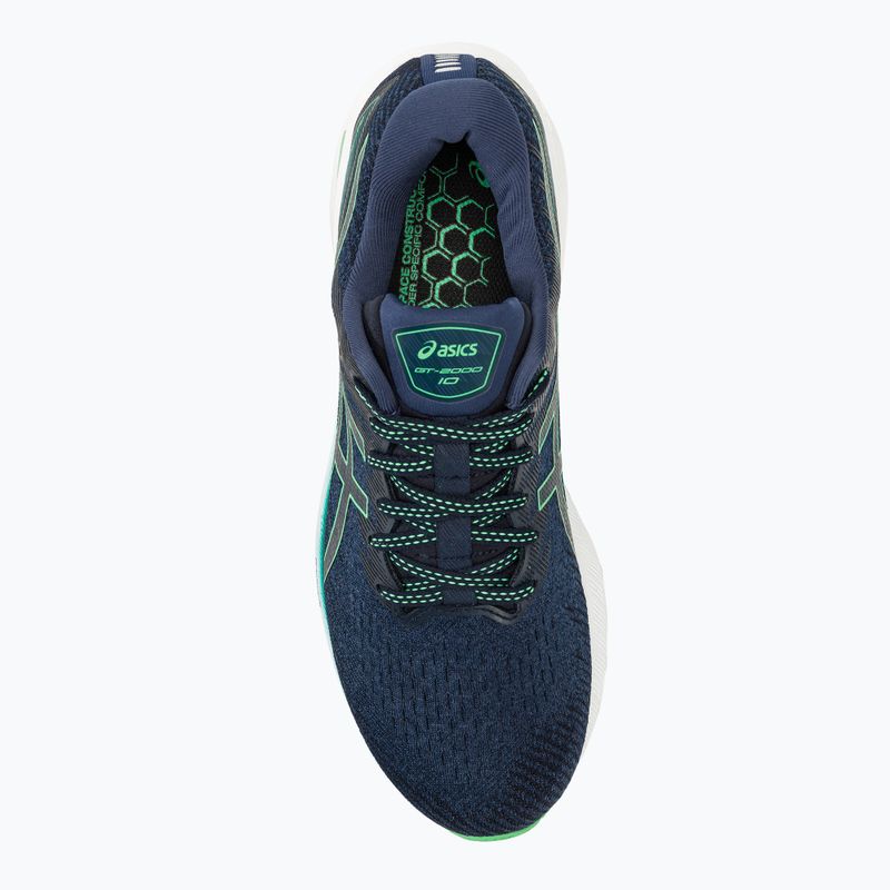 Чоловічі кросівки ASICS Gt-2000 10 deep ocean/new leaf 5