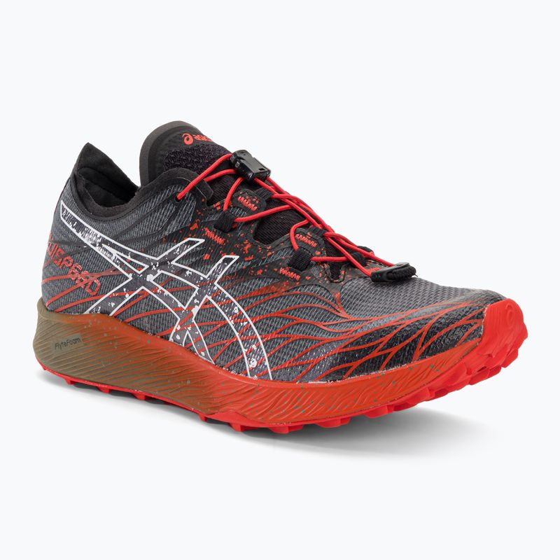 Кросівки чоловічі ASICS Fujispeed black/cherry tomato