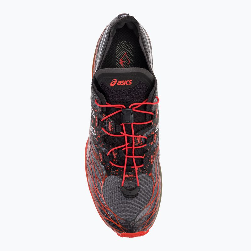 Кросівки чоловічі ASICS Fujispeed black/cherry tomato 6