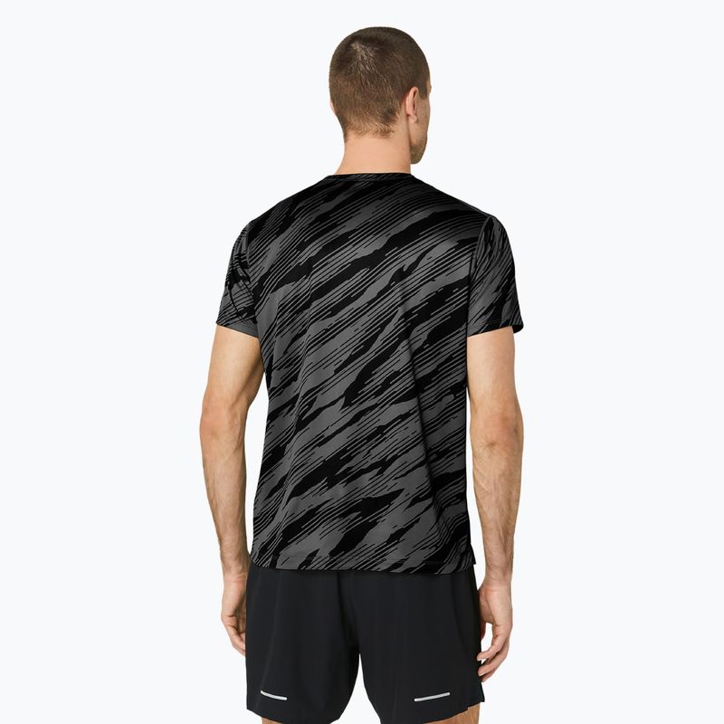 Футболка для бігу чоловіча ASICS All Over Print Top graphite grey/performance black 3