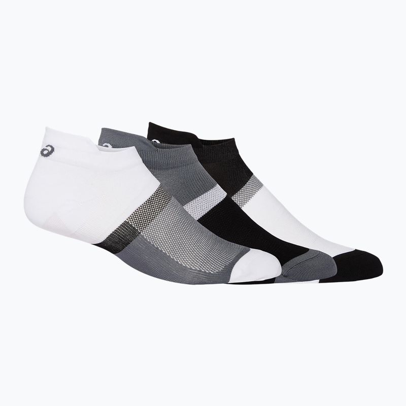 Шкарпетки для бігу ASICS Color Block Ankle бігові шкарпетки 3 пари продуктивні чорні