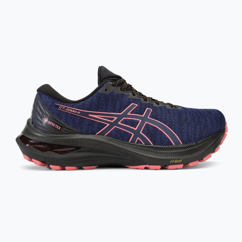 Жіночі бігові кросівки ASICS GT-2000 GTX чорний / індиго синій 2