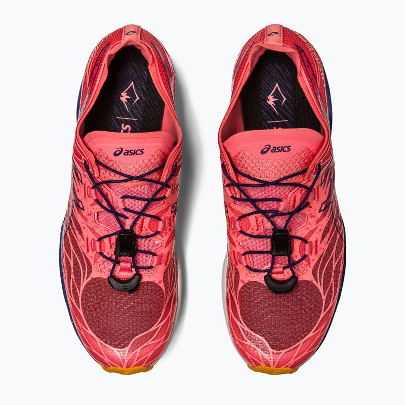 Кросівки бігові жіночі ASICS Fujispeed papaya/indigo blue 11