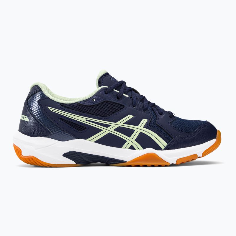 Кросівки волейбольні жіночі ASICS Gel-Rocket 10 peacoat/whisper green 2