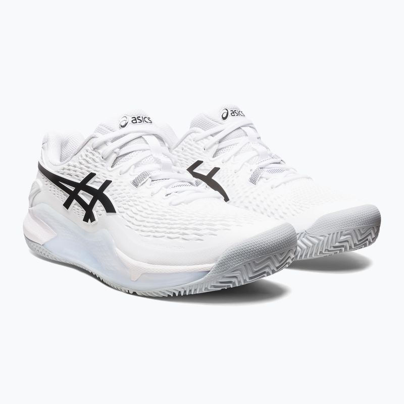 Кросівки для тенісу чоловічі ASICS Gel-Resolution 9 Clay white/black 10