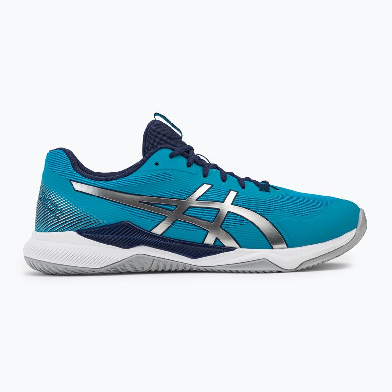 Кросівки гандбольні чоловічі ASICS Gel-Tactic island blue/pure silver 2