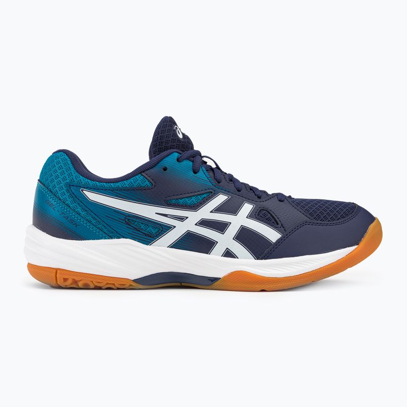Кросівки волейбольні чоловічі ASICS Gel-Task 3 indigo blue/white 2