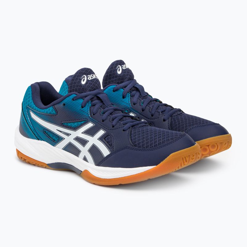 Кросівки волейбольні чоловічі ASICS Gel-Task 3 indigo blue/white 4