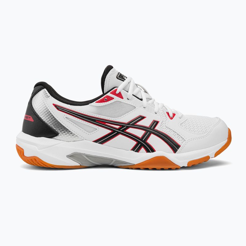 Кросівки волейбольні чоловічі ASICS Gel-Rocket 10 white/classic red 2