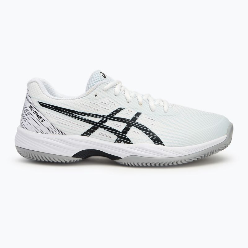 Кросівки для тенісу чоловічі ASICS Gel-Game 9 Clay/OC white/black 2