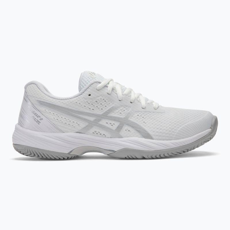 Кросівки для паделю жіночі ASICS Gel-Game 9 white/pure silver 2