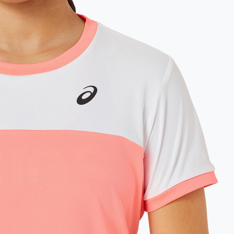 Футболка дитяча ASICS Tennis Top guava/brilliant white 4